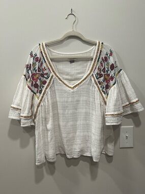Pilcro ((Anthropologie) Peasant Top